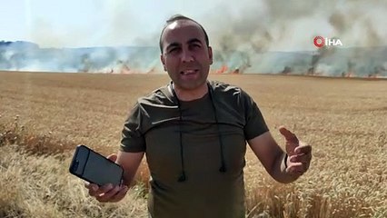 Ekmeğe zam mı geliyor? Tekirdağ’da buğday tarlasında facia: O anlar görüntülendi