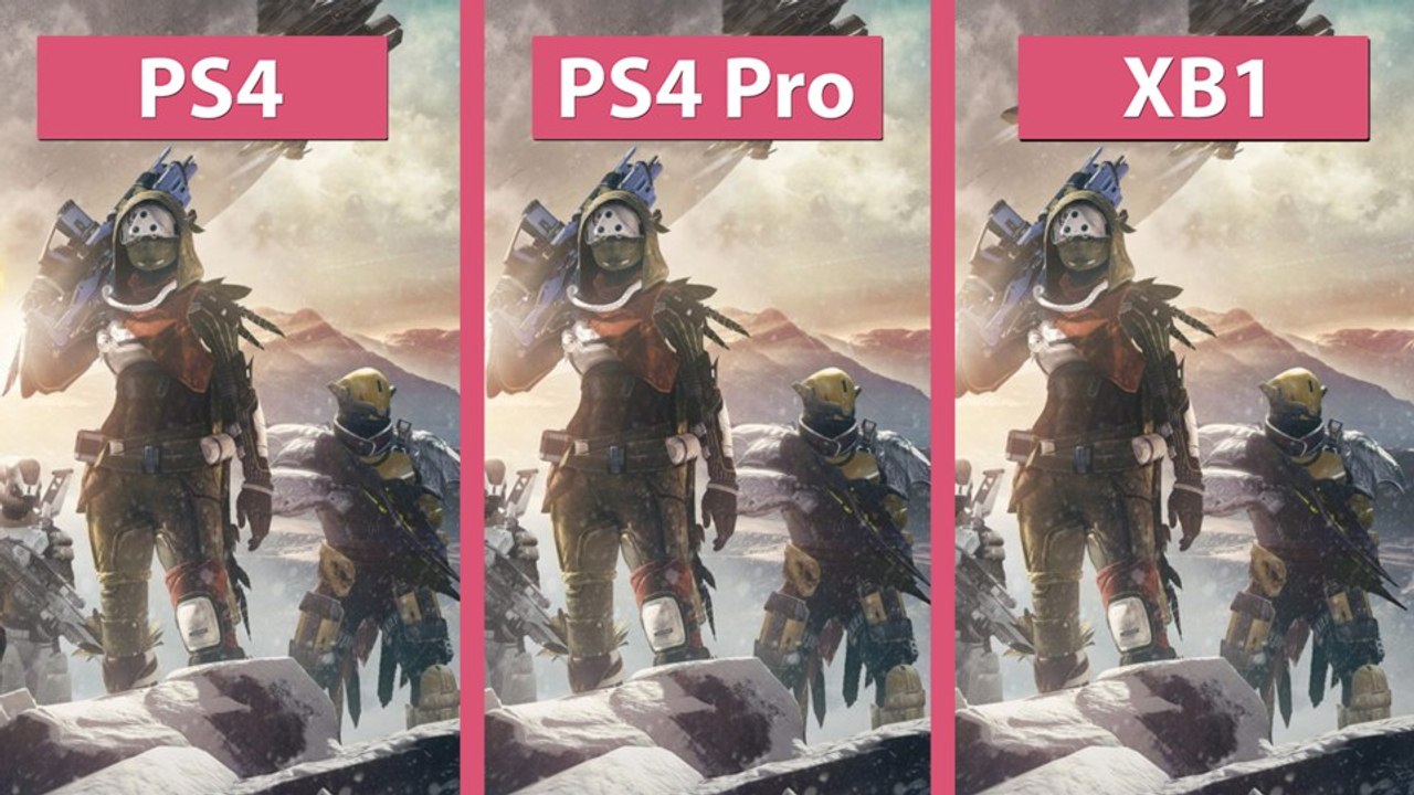 Destiny 2 - PS4 gegen PS4 Pro und Xbox One im Grafikvergleich