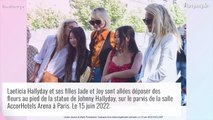 Hommage à Johnny Hallyday : Laeticia, Jade et Joy meurtries par la tristesse, Mamie Rock en soutien