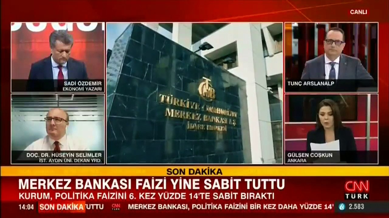 SON DAKİKA: Merkez Bankası faiz kararını açıkladı
