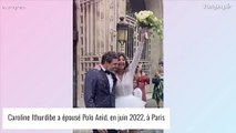 Caroline Ithurbide s'est mariée à Polo Anid : robe courte, danse et show au micro, un mariage de rêve