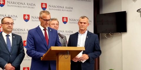 Brífing strany HLAS-SD k odvolávaniu Jána Budaja