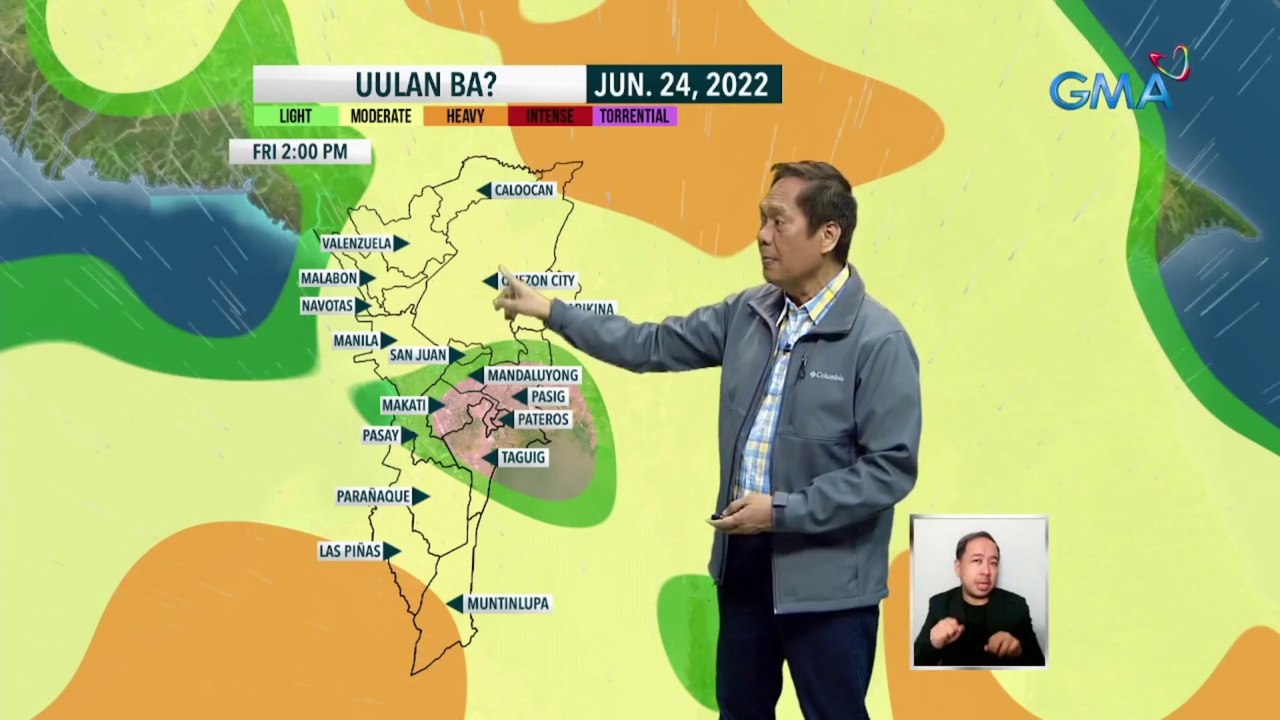 Matinding bugso ng hangin na may kasamang ulan gaya ng naranasan kahapon sa ilang bahagi ng maynila, posibleng maulit | 24 Oras