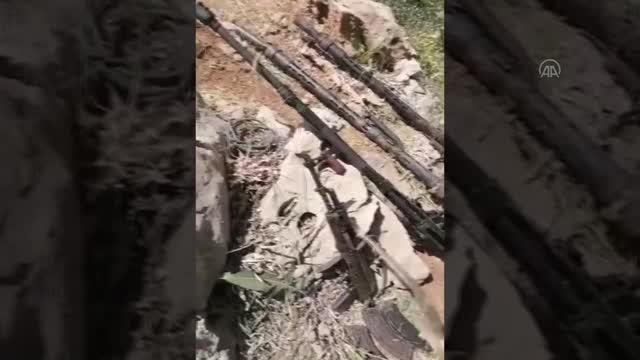 Son dakika haber! Pençe-Kilit Operasyonu bölgesinde çok sayıda silah ve mühimmat ele geçirildi