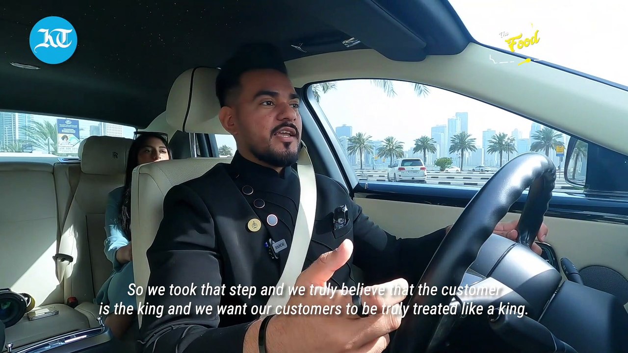 Ride in a Rolls Royce: A royal dining experience