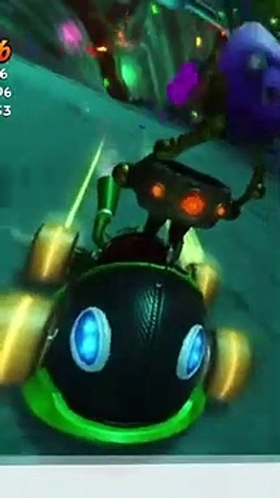 Electron Team Trance Wheels & Electron Green Paint Job - Crash Team Racing Nitro-Fueled