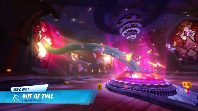 Out Of Time Sapphire Relic Race Gameplay - Crash Team Racing Nitro-Fueled (Nintendo Switch)