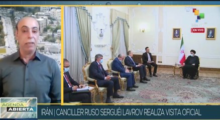 Canciller ruso visita oficialmente la nación iraní