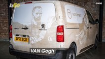 A VAN Gogh! Artists Transform Dirty Van into Masterpiece