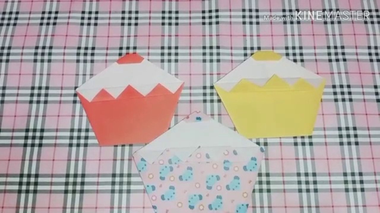 cara membuat kue dari origami membuat kue mangkuk dari kertas origami untuk orang-orang spesial