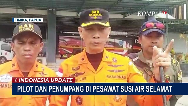 Detik-Detik Penyelamatan Kru dan Penumpang Pesawat Susi Air yang jatuh di Papua