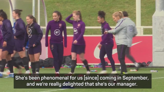 Celebrating Sarina: winner Wiegman inspires England