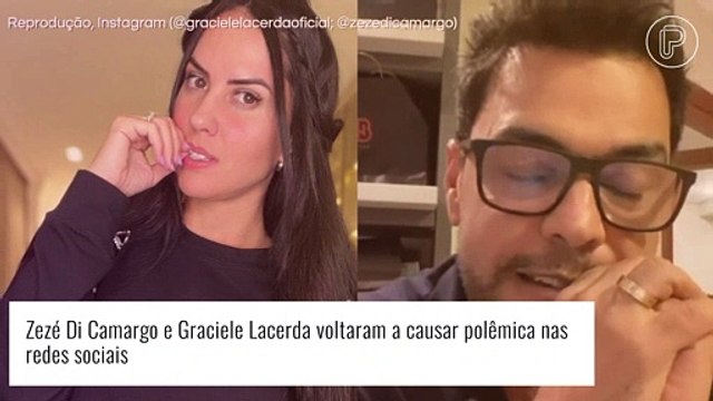 Graciele Lacerda solta o verbo após atitude considerada grosseira de Zezé Di Camargo. Entenda!