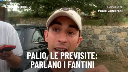 Palio, le previsite: parlano i fantini