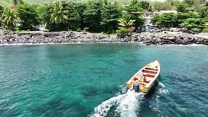 Martinique: le Prêcheur, symbole de la montée des eaux qui ronge le littoral