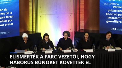 Háborús és emberiesség elleni bűnöket ismert el a FARC utolsó parancsnoka