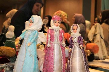 Şanlıurfa'da bez bebekler yarıştı