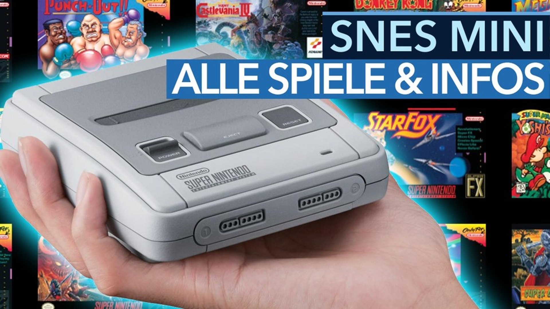 SNES Mini - Video: Alle Spiele & Infos zum Nintendo Classic Mini Super NES  - video Dailymotion