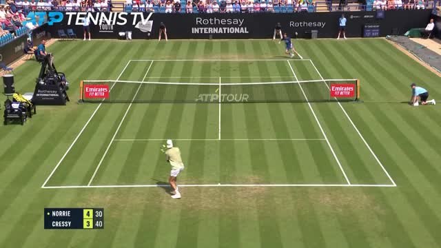 Cressy stuns number one seed Norrie at Eastbourne