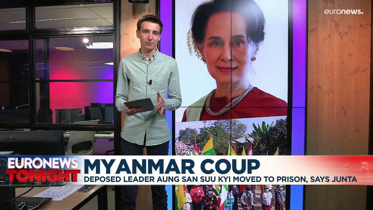 Aung San Suu Kyi moved to prison from house arrest, says Myanmar military junta
