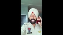 ਪੁਲਿਸ ਦੇ ਜਵਾਨ ਨੇ ਗਾਇਆ ਗੀਤ   Punjab Police Man Singing Song for Sidhu Moosewala