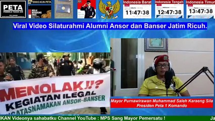 Viral Video Silaturahmi Alumni Ansor dan Banser Jatim Ricuh. Simak Videonya.