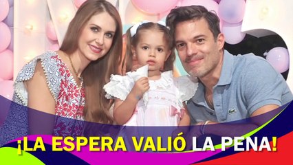 Aunque la espera fue larga, Ingrid Martz pudo festejar los  3 años de su pequeña Martina