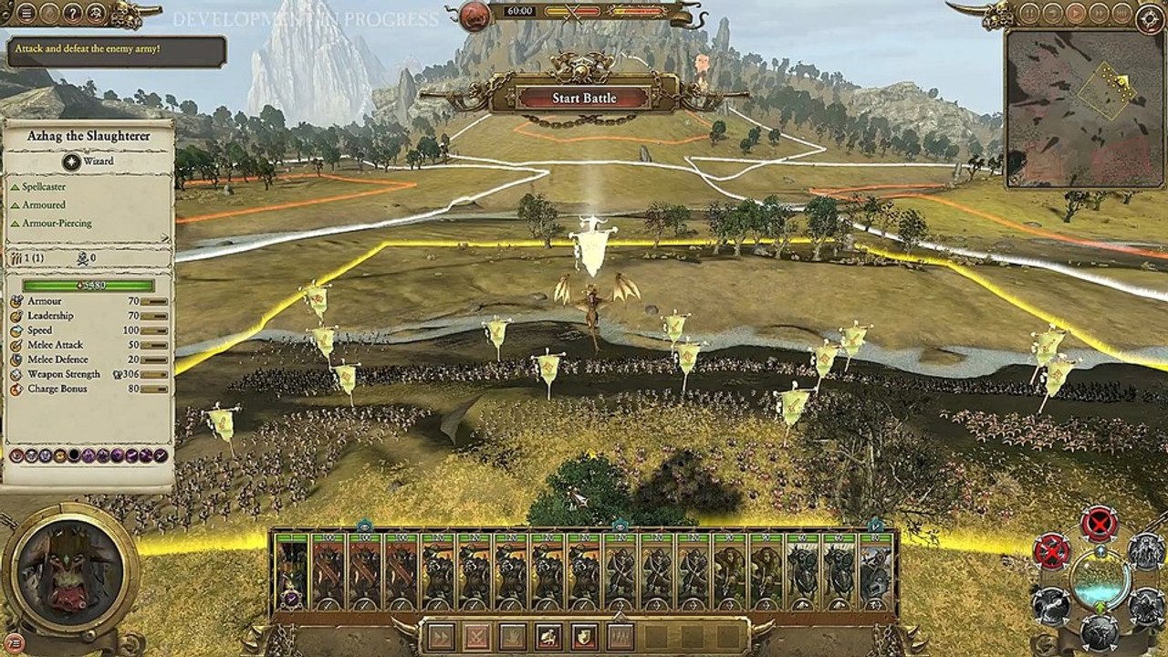 Total War: Warhammer - Gameplay: Azhag's Quest Battle