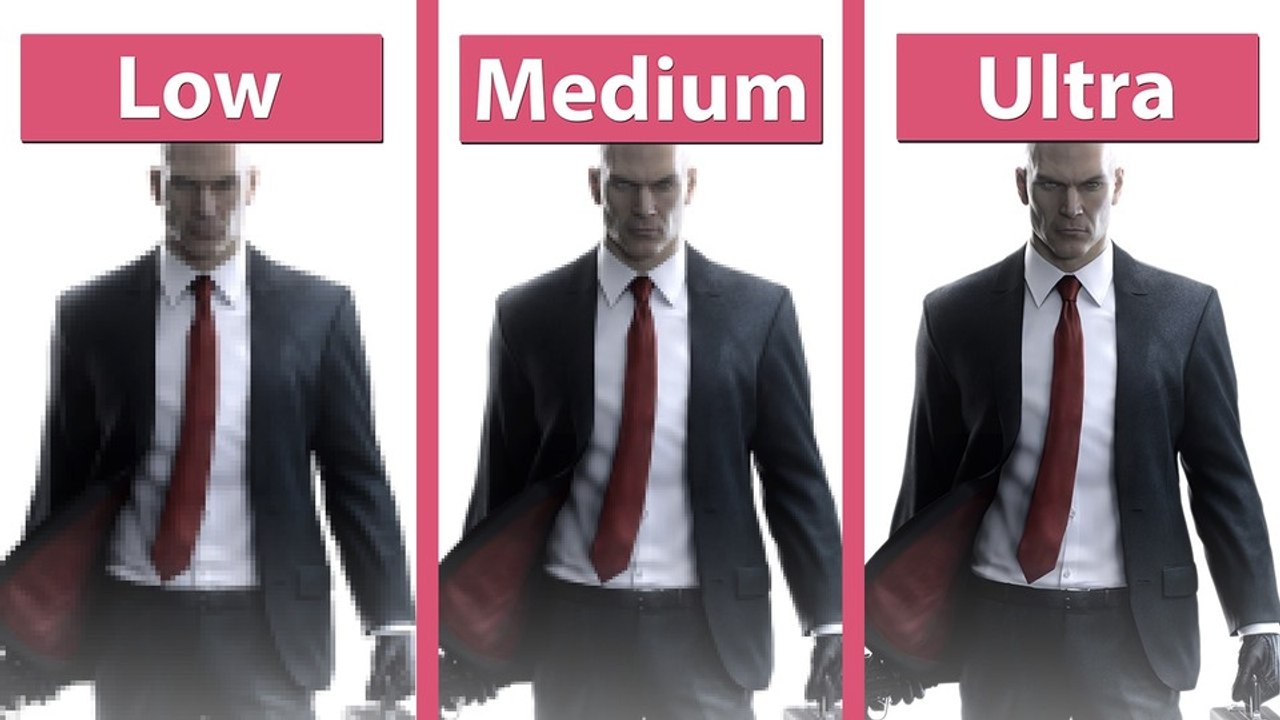 Hitman (Beta) - Alle Detailstufen auf dem PC im Vergleich