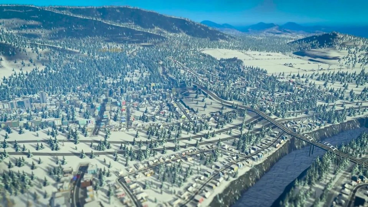 Cities: Skylines - Launch-Trailer zur Erweiterung Snowfall
