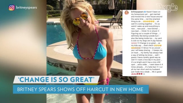 Britney Spears Shows Off New Haircut at New Home with Sam Asghari: ‘Change Is So Great’