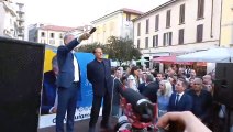 Berlusconi show a Monza, tra battute e campagna elettorale