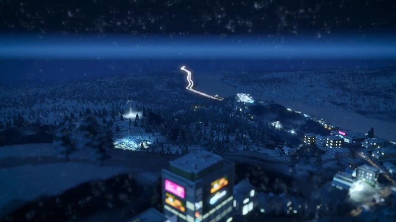 Cities: skylines - snowfall reveal trailer