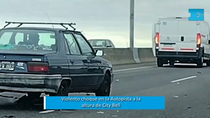 Violento en la Autopista Buenos Aires - La Plata a la altura de City Bell