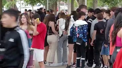 Inicio festivo de la Noche de San Juan en Las Moreras