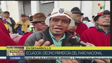 Líderes de la Conaie exigen garantías para establecer acuerdo con el gobierno de Ecuador