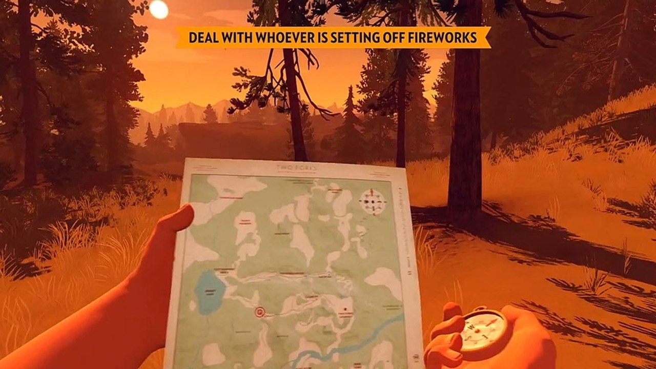 Firewatch - gameplay-demo mit entwickler-kommentar