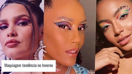 Sombra cintilante, delineado colorido e mais: descubra as trends de maquiagem nos olhos para este Inverno