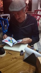 Symmetrical Butterfly Painting by Folding Paper