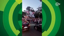 Torcida do São Paulo comparece em peso para incentivar time na Copa do Brasil
