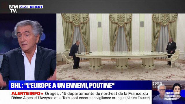 Bernard-Henri Lévy: Vladimir Poutine est l'ennemi de l'Europe, très profondément