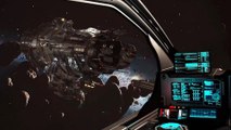 Fractured Space - Blick aus dem Cockpit auf USR Destroyer