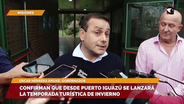 Confirman que desde Puerto Iguazú se lanzará la temporada turística de invierno