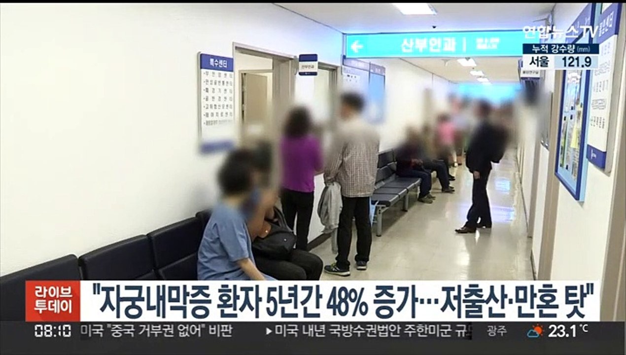 "자궁내막증 환자 5년간 48% 증가…저출산ㆍ만혼 영향"