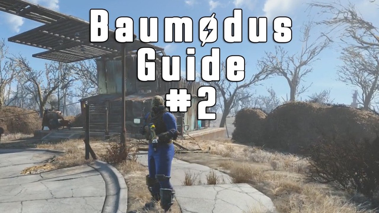 Fallout 4 - Guide zum Baumodus #2: Wir bauen uns eine Bar auf's Dach.