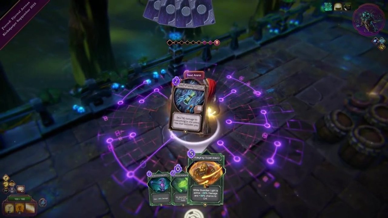 Forced: Eternal Arenas - Kickstarter-Kampagne zum dänischen Action-Brawler mit Deckbuilding-Elementen