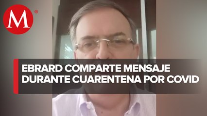 Voy bien, pronto estaremos de vuelta en la oficina: Ebrard