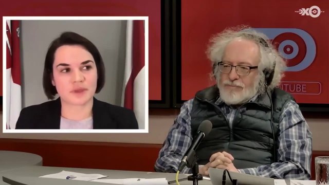 Светлана Тихановская и Алексей Венедиктов. 2021-10-28