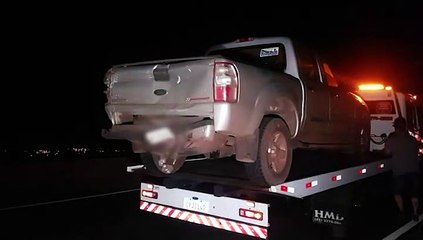 Colisão entre Bandeirante e Ranger é registrada na BR-277 em Cascavel