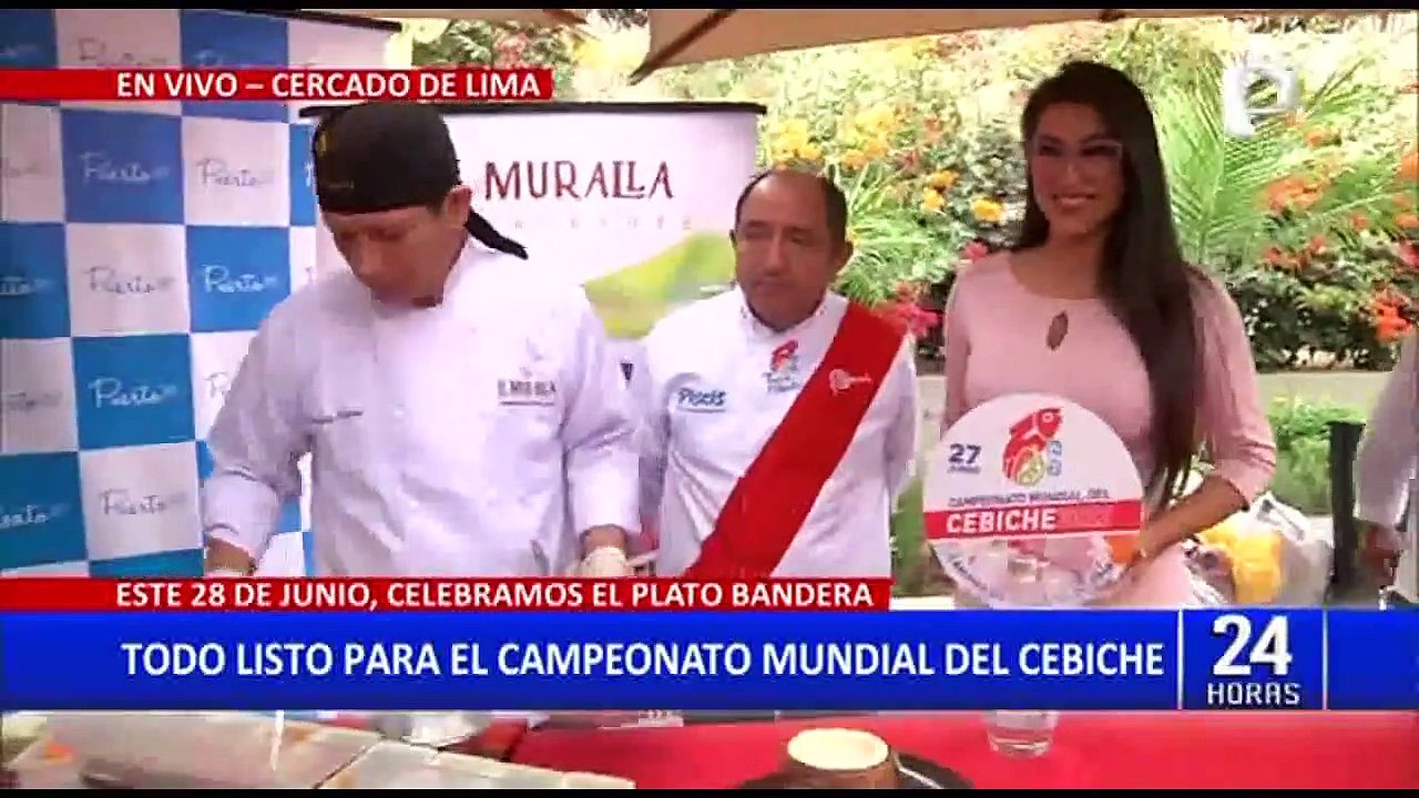 "Mundial del Cebiche" se llevará a cabo este lunes 27